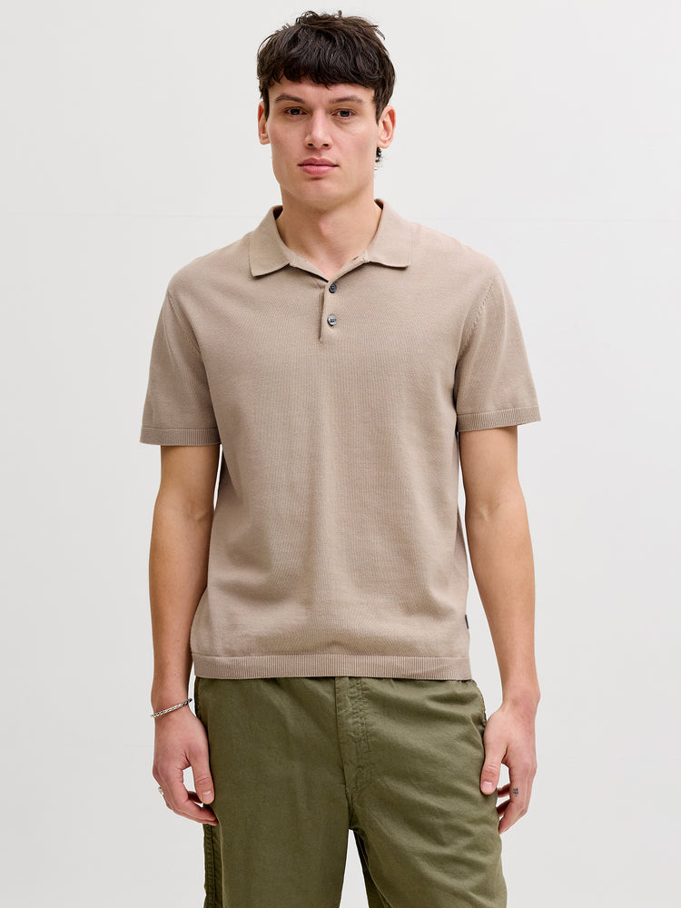 Ανδρικό polo πλεκτό JJWILL KNIT POLO SS 12288552 | 12288552