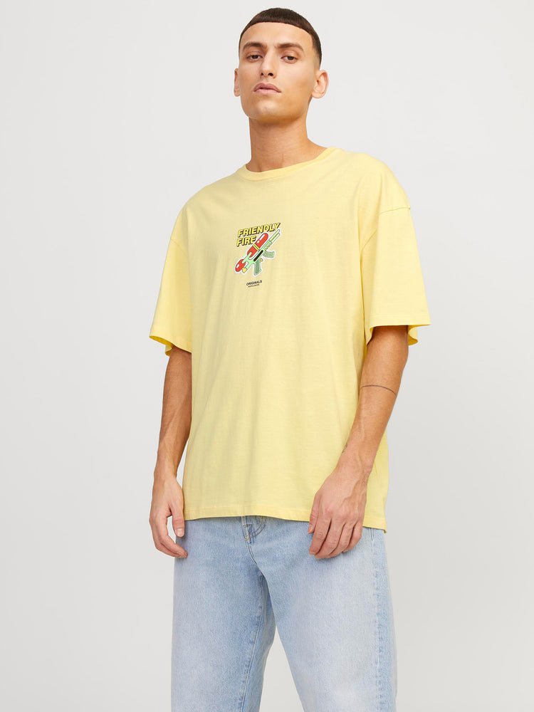Ανδρικό t-shirt JORBLOCKPOP TEE SS CREW NECK TG LN 12254169 | 12254169