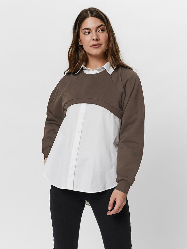 Γυναικείο φούτερ VMAJA LS CREOPPED SWEAT JRS 10257432 | 10257432