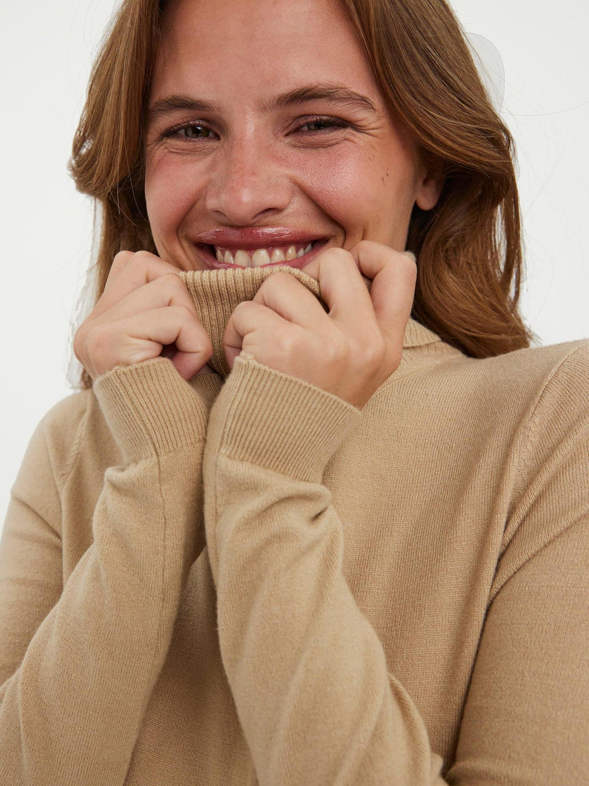 Γυναικεία μπλούζα ζιβάγκο VMHAPPINESS LS ROLLNECK BLOUS 10238127 | 10238127