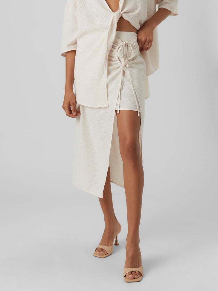 Γυναικεία φούστα VMCHRIS HW CALF WRAP SKIRT WVN 10285597 | 10285597