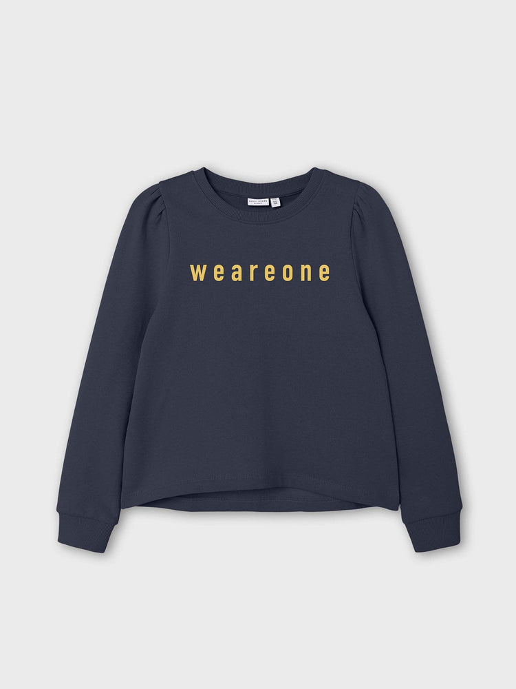 Εφηβική μπλούζα φούτερ NKFVIANJA LS SWEAT BRU 13197767 | 13197767