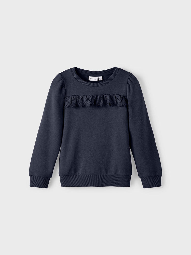 Παιδική μπλούζα φούτερ NMFNOLLY LS SWEAT BRU CAMP 13205892 | 13205892