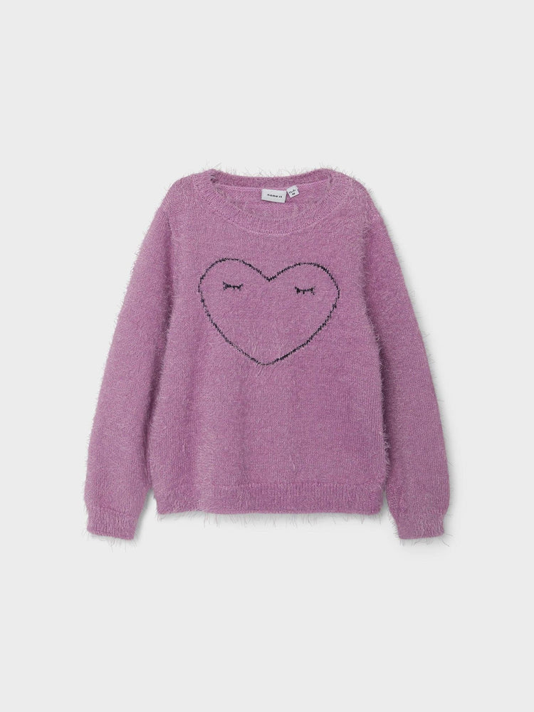 Παιδική μπλούζα χνουδωτή NMFNOLI LS KNIT 13207078 | 13207078