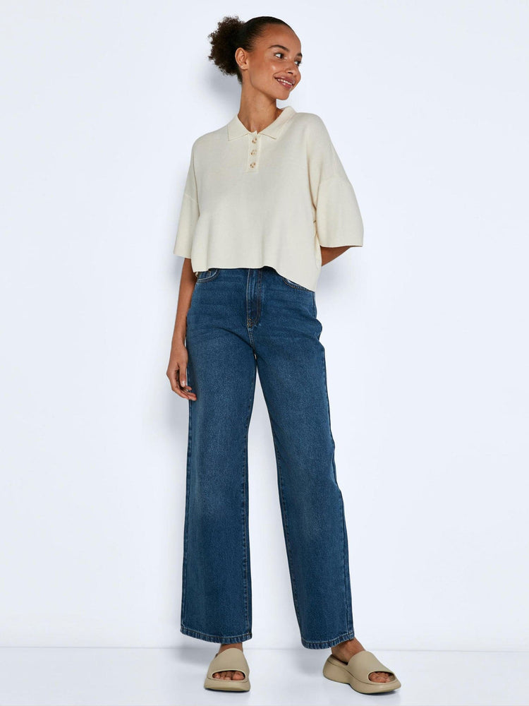 Γυναικείο crop top NMFIDA 2/4 KNIT TOP BG 27019584 | 27019584