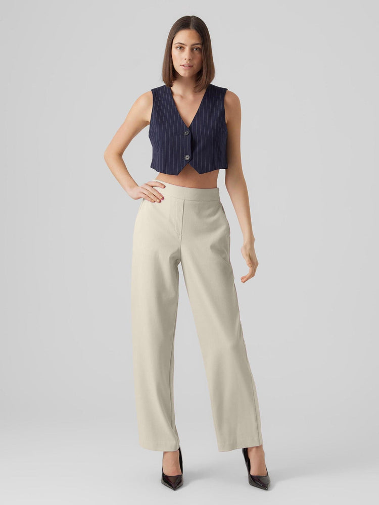 Γυναικεία παντελόνα VMLISCOOKIE HR WIDE SOLID PANT BOO 10279714 | 10279714