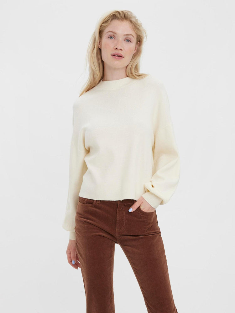 Γυναικεία μπλούζα πλεκτή VMNANCY HIGHNECK VOLUME BLOUSE 10268604 | 10268604