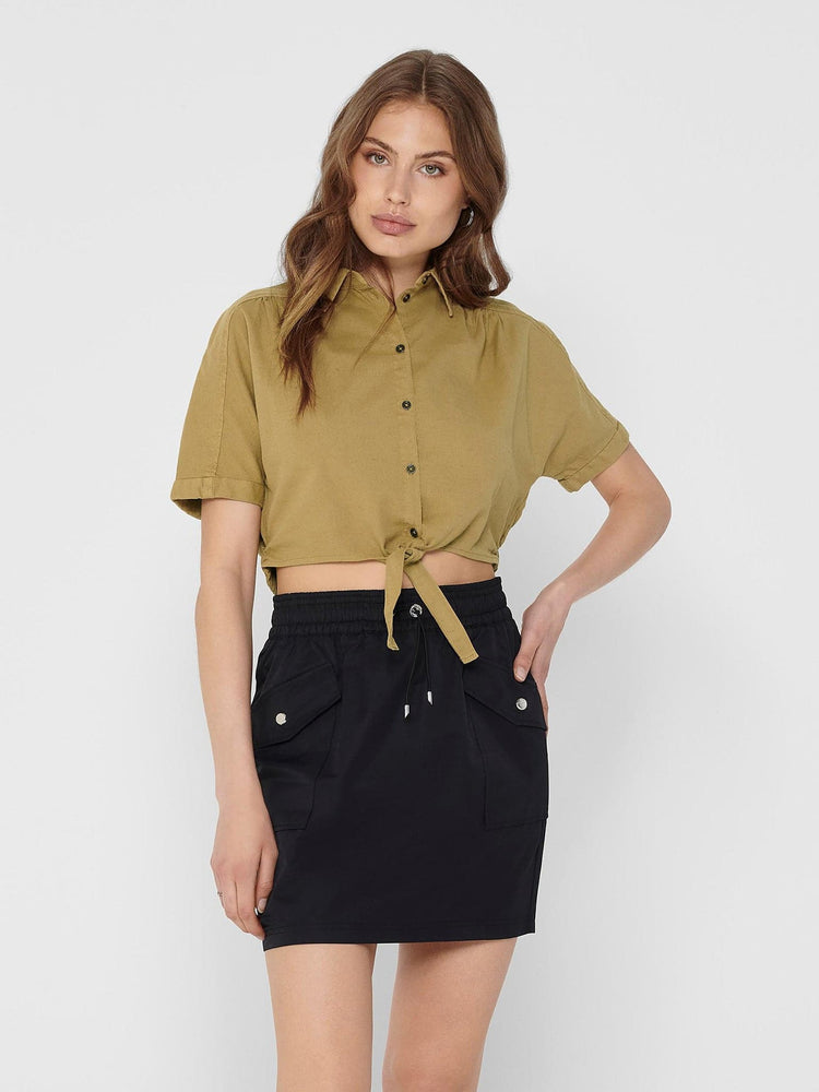 Γυναικείο πουκάμισο crop ONLLOTUS-NEOLA 2/4 KNOT TOP 15198940 | 15198940