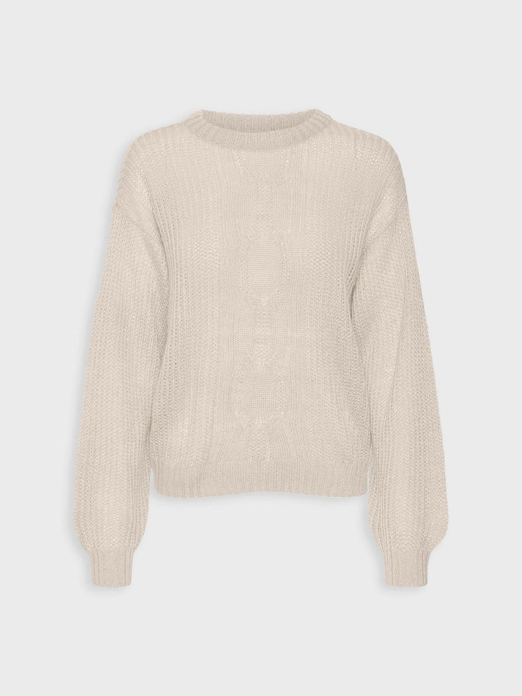 Γυναικεία μπλούζα πλεκτή VMMAYA LS O-NECK BLOUSE 10274806 | 10274806