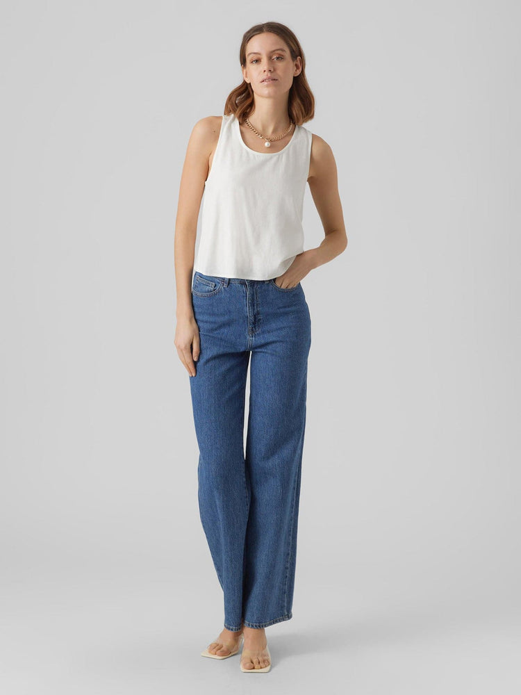 Γυναικείο top λινό VMMYMILO SL TOP WVN GA 10282519 | 10282519